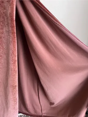 Baltic Born Tatiana Velvet One Shoulder Maxi Dress Desert Rose Size S thumbnail 7