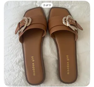 Madden Girl Bedazzled Buckle Sandals thumbnail 2