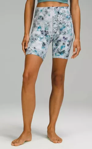 Lululemon Align HR Short 8" – Kaleidoscope Floral – Size 6 thumbnail 1