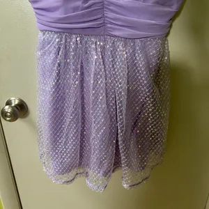 SheIn Purple sequin mini dress thumbnail 3