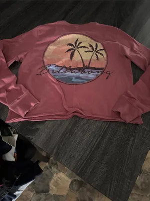 Billabong Dusty Rose Long-Sleeve Crewneck pong sleeve tee small thumbnail 2