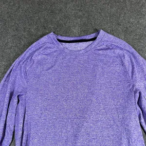 Lululemon Better Everyday Long Sleeve Shirt Purple Space Dye Heathered Top Small thumbnail 8