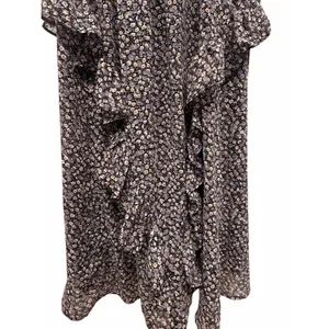 NWT Lulus Women’s Evalina Black Floral Print Mock Neck Midi Dress Size Small thumbnail 11