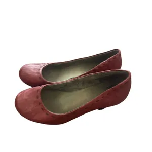 BC Women's Size 8 Red Textured Leather Grunge‎ Steam Punk Cone Heels thumbnail 5