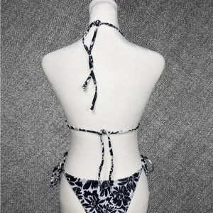 Black And White Floral Tie thumbnail 7