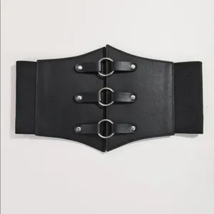 Black O Ring Corset Belt New thumbnail 3