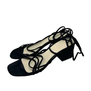 RAYE Sybil Lace-Up‎ Sandal in Black Suede Size 8.5 thumbnail 3