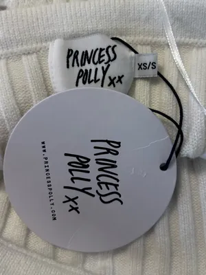 NWT Princess Polly White Olia Mini Dress Sweater Ribbed Strapless Cutout Size XS thumbnail 4
