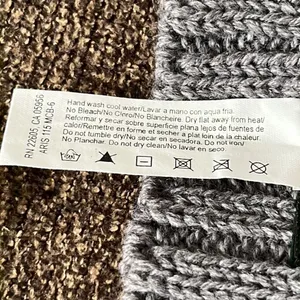 Source Unknown Dark Gray Cable knit Winter Acrylic Scarf- Unisex thumbnail 9