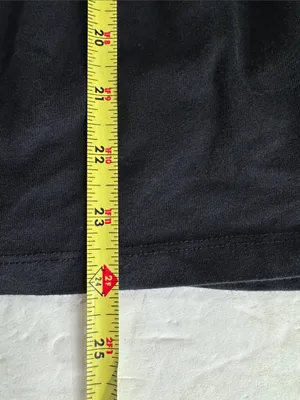 Ralph Lauren Black Long-Sleeve Tee Gold RL Logo S casual layering lightweight thumbnail 12