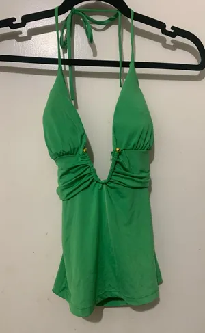Halter Top Green thumbnail 1