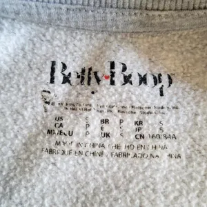 Betty‎ Boop Crewneck Sweatshirt Womens Size Small thumbnail 4