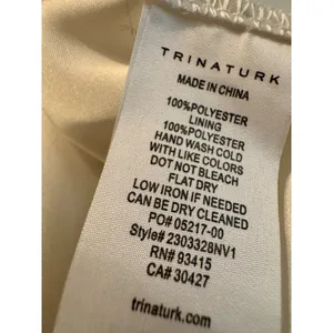 TRINA TURK NWT Phebe One-Shoulder Tier Ruffle White Eyelet Mini Dress Classy XXL thumbnail 13