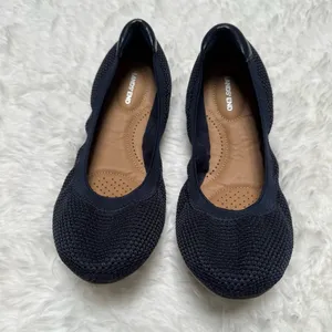Lands End Navy Blue Ballet Flats Size 7 thumbnail 10
