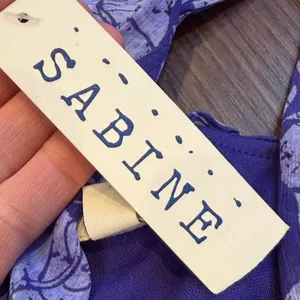 Sabine Purple Neck Strap Printed Maxi Floral Dress Size Small - C11-054 thumbnail 4
