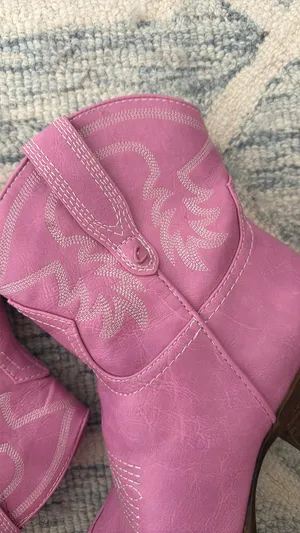Sam Edelman Pink Cowboy Boots thumbnail 7