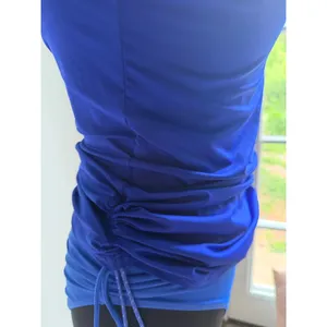 TYR Long Sleeve Rash Guard Swim Top Blue Geometric Print | UPF Sun | Est. Small thumbnail 5