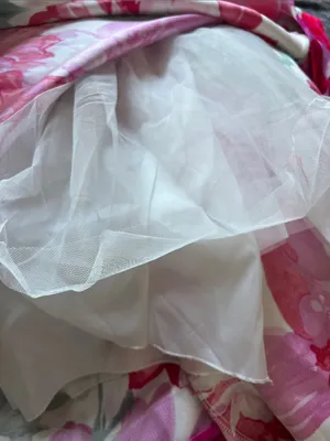 B. Smart Floral Prom Dress - Spaghetti Straps quinceañera with crinoline thumbnail 11