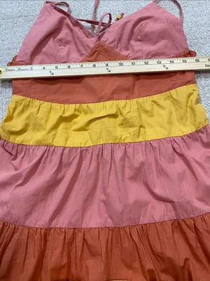 Tiered Colorblock Maxi Dress thumbnail 11