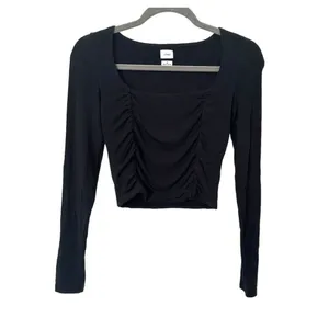 ARITZIA‎ Wilfred Lydia Ruched Long Sleeve Top Sz XS thumbnail 2