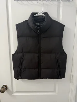 Zara Water Repellent Windproof Puffer Vest (Size S) thumbnail 6