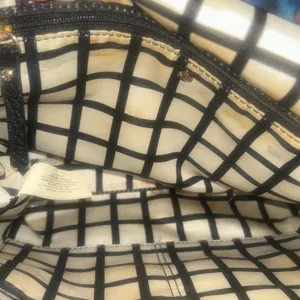Vintage Kate Spade Colorblock Pebbled Leather Crossbody/Clutch Bag thumbnail 14