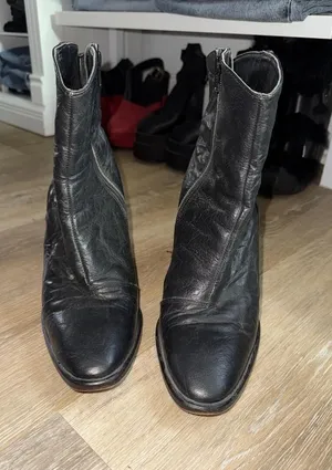 Free people vintage-inspired boots thumbnail 1