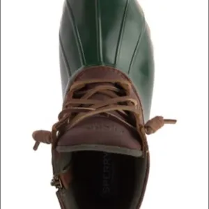 Sperry saltwater tan/green boots‎ thumbnail 4