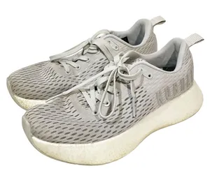 NoBull Womens‎ Size 9.5 Grey Knit Athletic Low Top Sneakers thumbnail 1