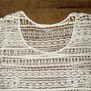 Tavik+ Cream Crochet Knit Swim Cover Up thumbnail 9