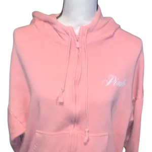 Victoria’s Secret Pink Light Pink Lounge Everyday Full Zip Hoodie Sweatshirt thumbnail 2