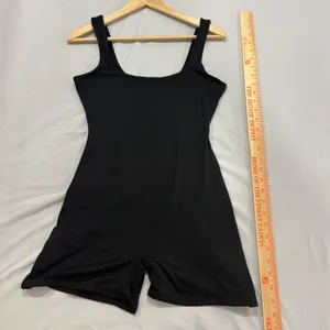 ASOS DESIGN Womens Black Scoop Neck Sleeveless Jersey Romper Bodysuit US 10 thumbnail 8