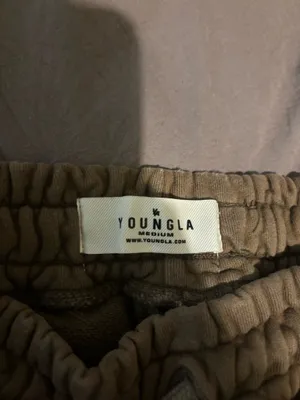 YoungLa Men’s Sweatpants Brown Size M thumbnail 2