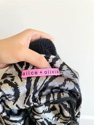 Alice + Olivia Y2K Knit Sweater Hobo Bag Striped Chains Avril Lavigne Punk thumbnail 5