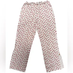 Free People Fresh In Love Floral Lounge Pants Size Medium thumbnail 4