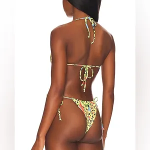 NWOT It’s Now Cool square top string bottom bikini in bananas Size undefined thumbnail 4