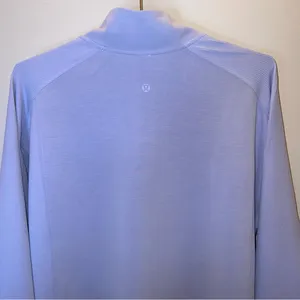 lululemon Softstreme‎ Long Sleeve Half-Zip Dress Lilac Smoke Sz L thumbnail 9