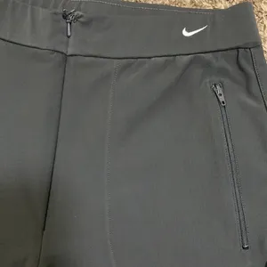 NIKE Dri fit zip up leggings straight leg gym training yoga size MEDIUM (8-10) thumbnail 2