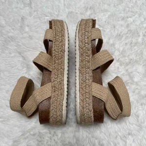 Esprit Tan Gigi Platform Espadrille Ankle Strap Sandals Size 6 thumbnail 6