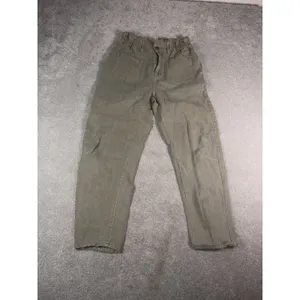 Bohme Women's M Olive Green Paperbag Waist Utility Carpenter Pants High Rise thumbnail 3