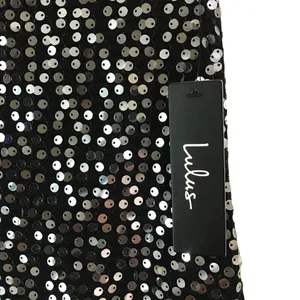 Lulu’s black sequin midi skirt Women’s XS NEW‎ thumbnail 4