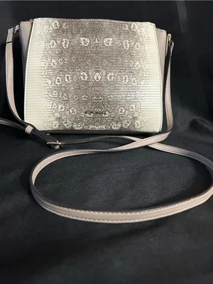 Nine West Women’s Taupe & Cream Crossbody Shoulder Bag thumbnail 2