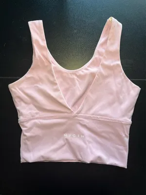 NVGTN Light Pink Crop Tank thumbnail 4