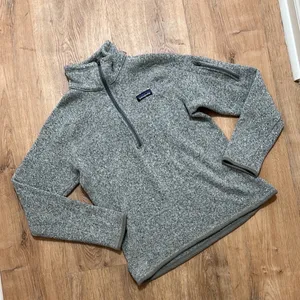 Patagonia | Women's Full Zip Fleece Jacket Gray Heather Better Sweater, Size S/M thumbnail 3