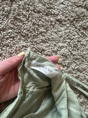 3.3 field trip sage green midi dress thumbnail 3