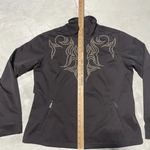 Ariat Jacket Women's SZ XL Full Zip Cowgirl Softshell Jacket Western Rodeo thumbnail 6