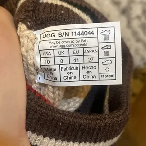 UGG Classic Sweater Letter Boots size 10 thumbnail 5