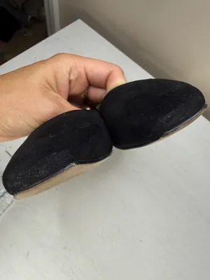 Boden Black Mary Jane Ballet Flats Pearl Strap Suede Size 37 Academia Office thumbnail 14