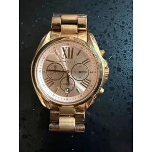 Michael Kors Bradshaw Rose Gold Chronograph Watch MK-5503 Stainless Steel Women thumbnail 2