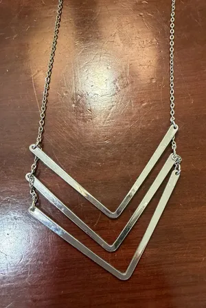 Boutique Silver Necklace thumbnail 1
